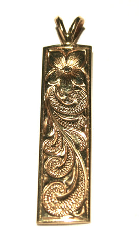 Hawaiian scroll pendant