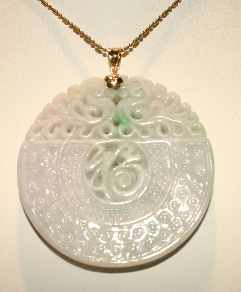 jade "Fu" pendant